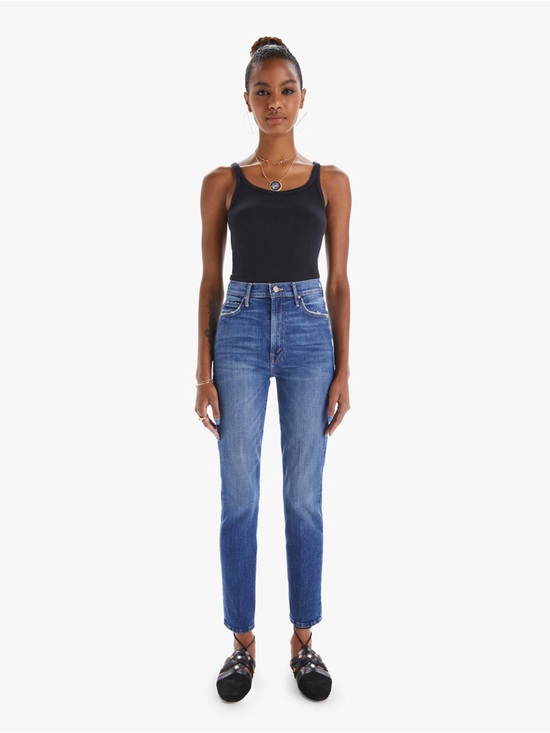 MOTHER Denim - Mother Denim The Swooner Rascal Straight Leg Ankle Jean Where is my Mind size 23